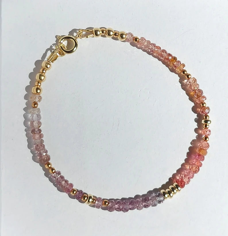 Multicoloured Spinel Bracelet