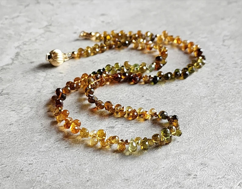 Petro Tourmaline Drop Necklace