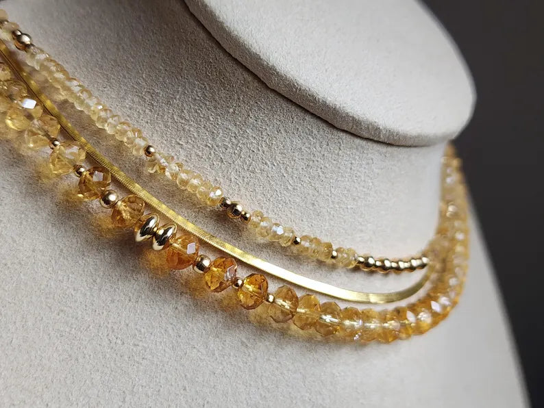 Citrine Statement Necklace