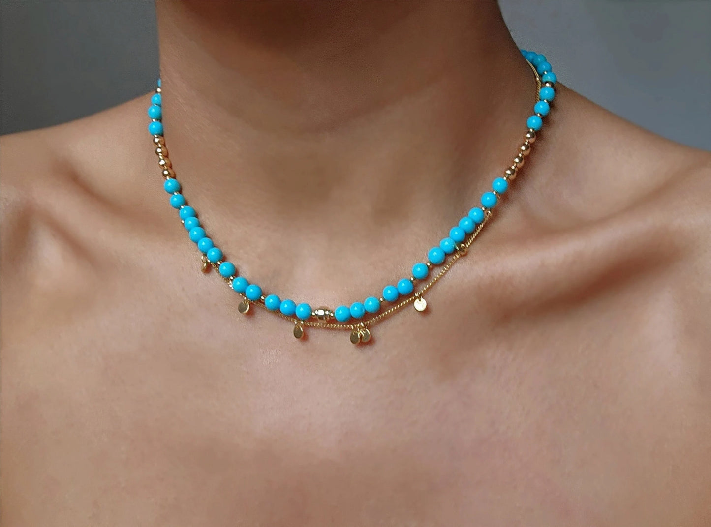 Sleeping Beauty Turquoise Necklace